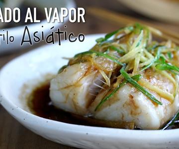 Pescado al vapor estilo asiatico - Asian Style Steamed Fish l Kwan Homsai