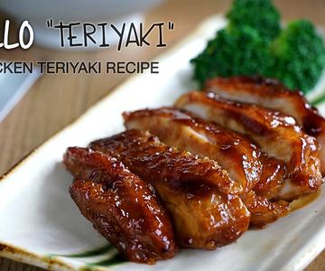 Receta de Pollo Teriyaki - Chicken Teriyaki Recipe l Kwan Homsai