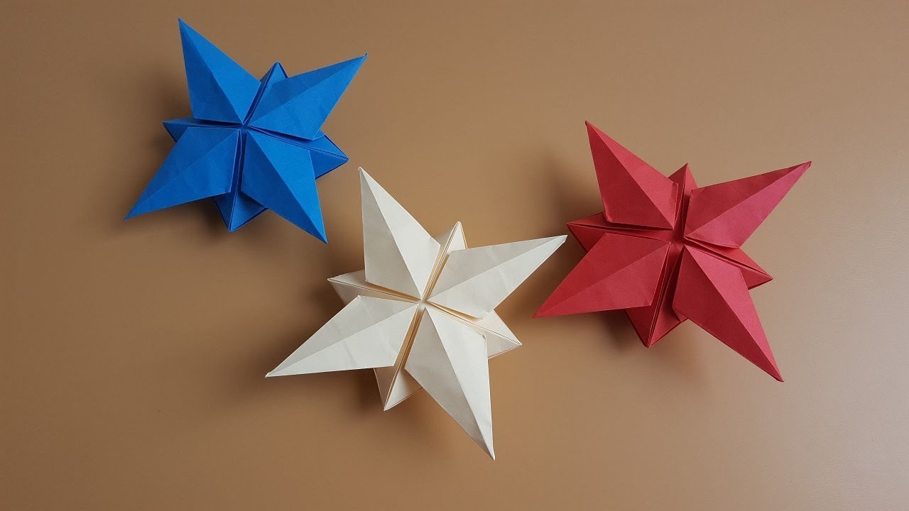 Cómo hacer una ? ESTRELLA 3D ? Origami PASO A PASO 【 2024 】 Hacerlo