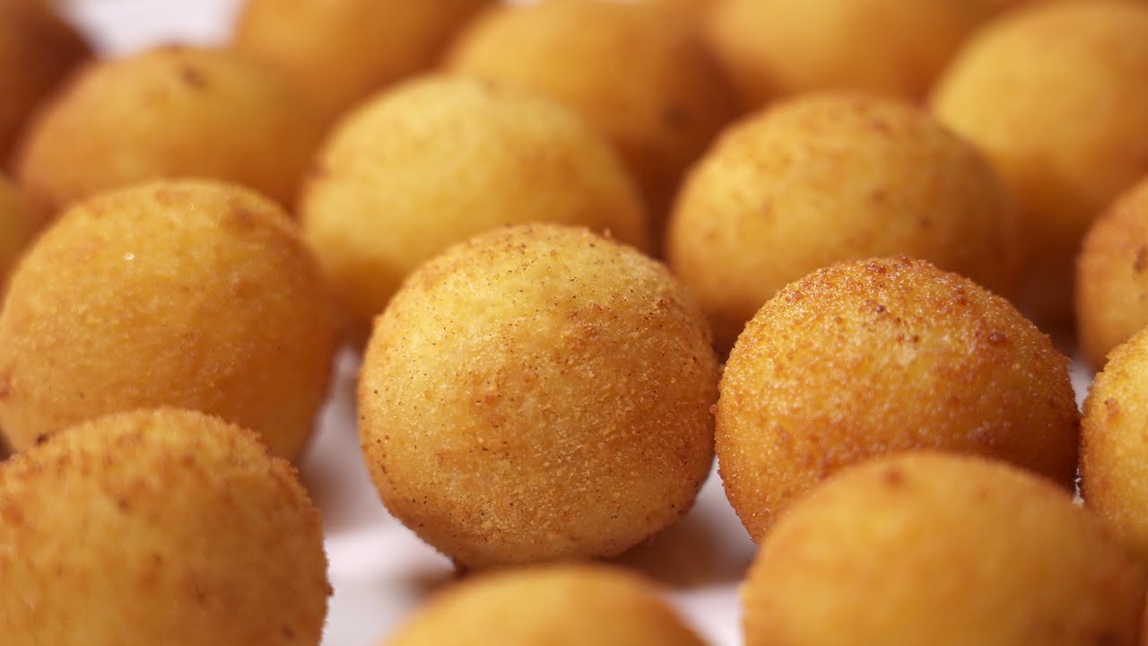 ¡Mira qué APERITIVO hecho a base de patata más DELICIOSO! - Bolitas de patata