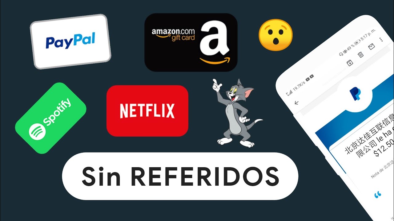 Nueva App? para GANAR DINERO a PayPal, Amazon, Spotify y Netflix Giftcard (Sin REFERIDOS) 2020