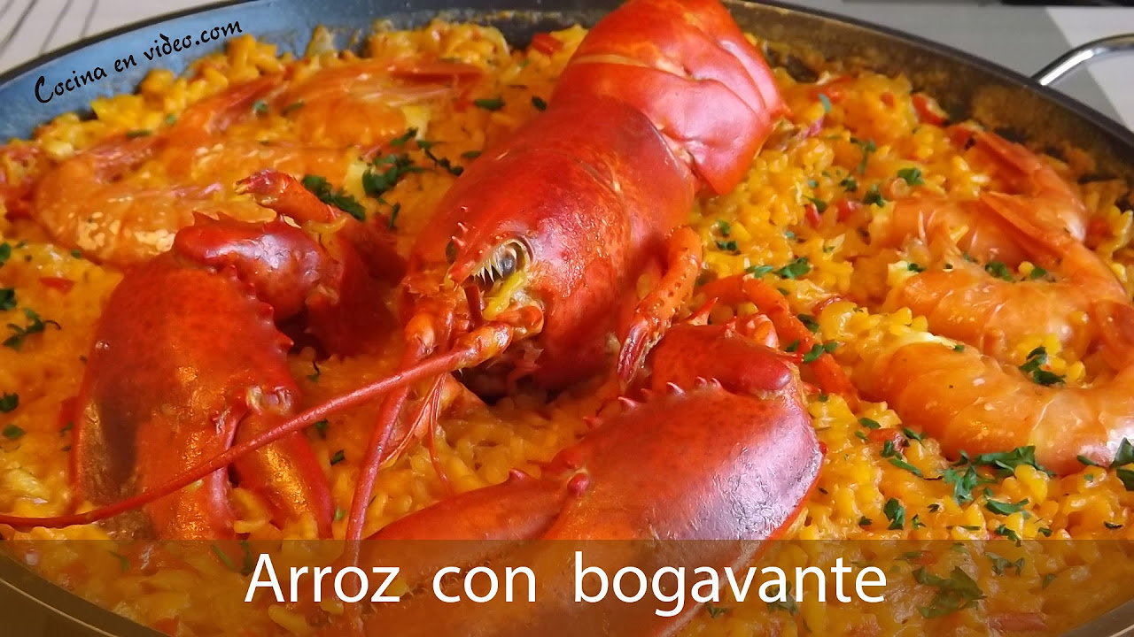 PAELLA DE MARISCO / Arroz con Bogavante / Lobster Rice | Tonio Cocina!