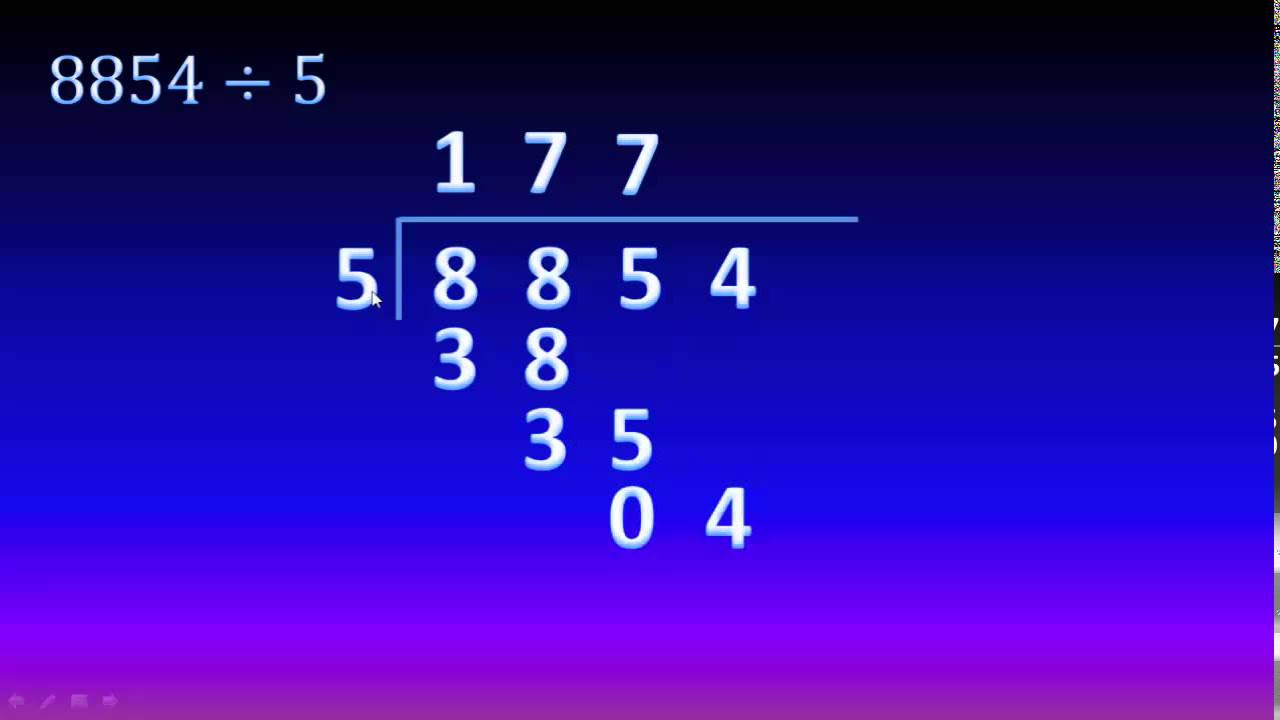 2. Cómo dividir entre un número de una cifra