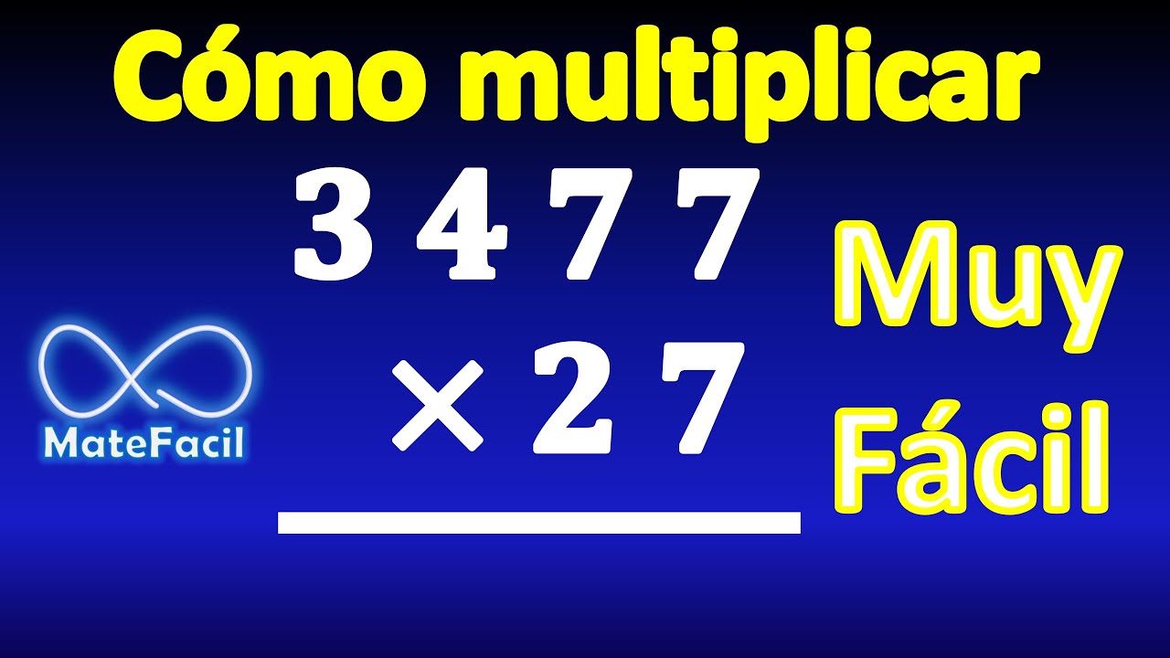 3. Cómo realizar una multiplicación por dos cifras paso a paso. EJERCICIO RESUELTO