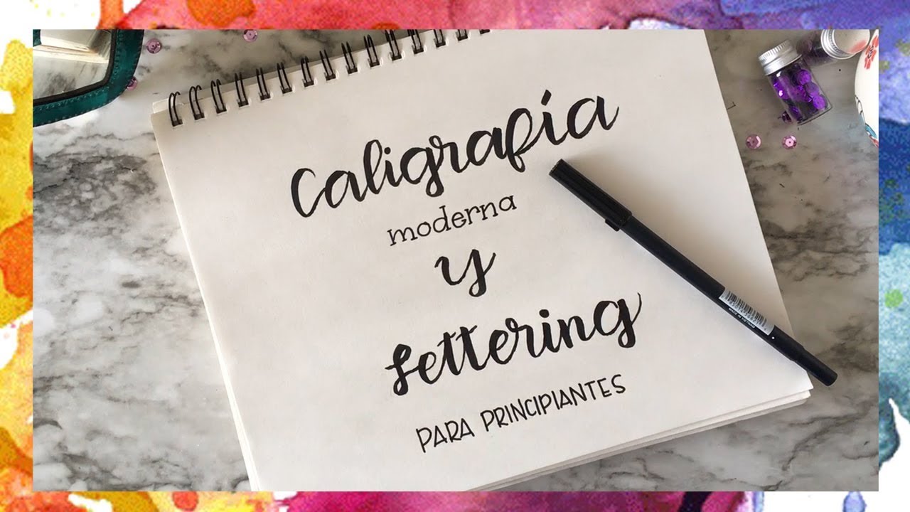 Caligrafía moderna y lettering para principiantes. | GIVEAWAY CERRADO