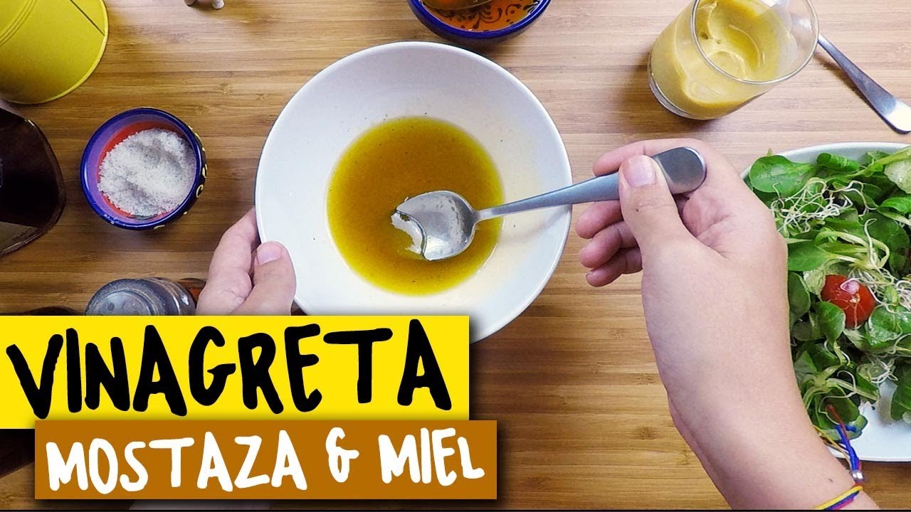 Cómo preparar VINAGRETA de mostaza y miel | Los Travapie