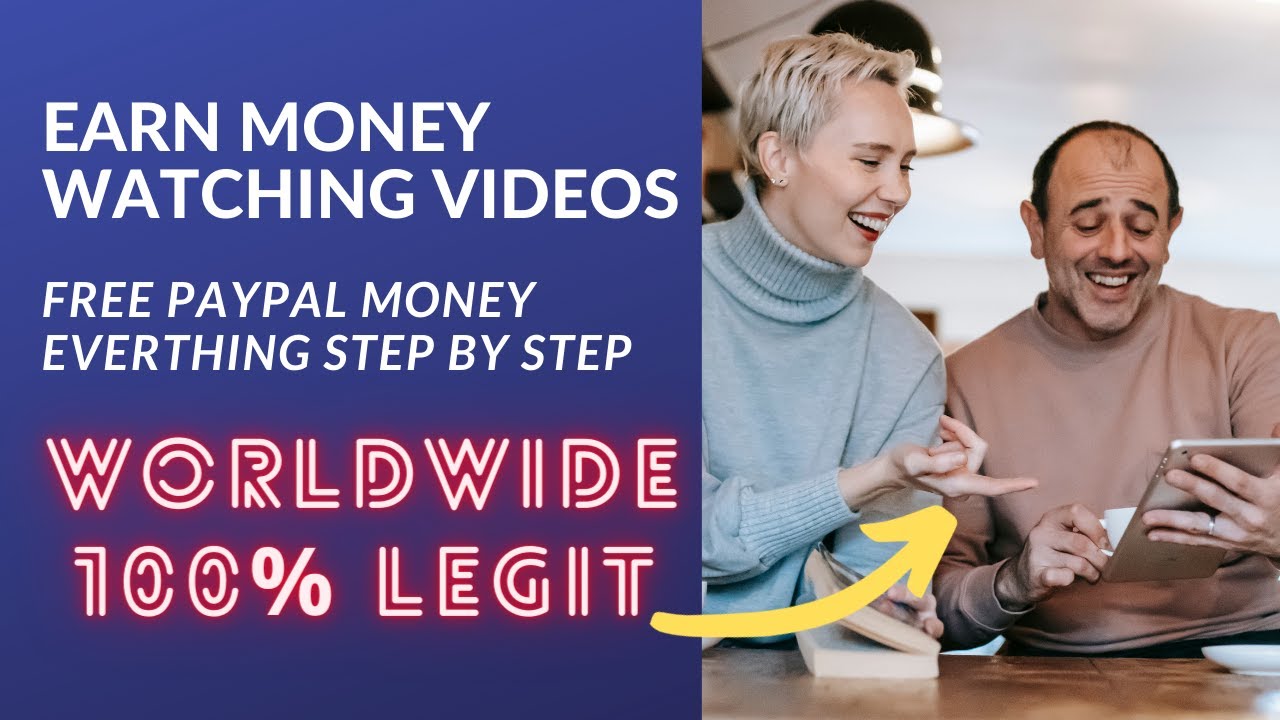 Gane dinero viendo videos, dinero gratis de PayPal, gane dinero viendo videos en todo el mundo