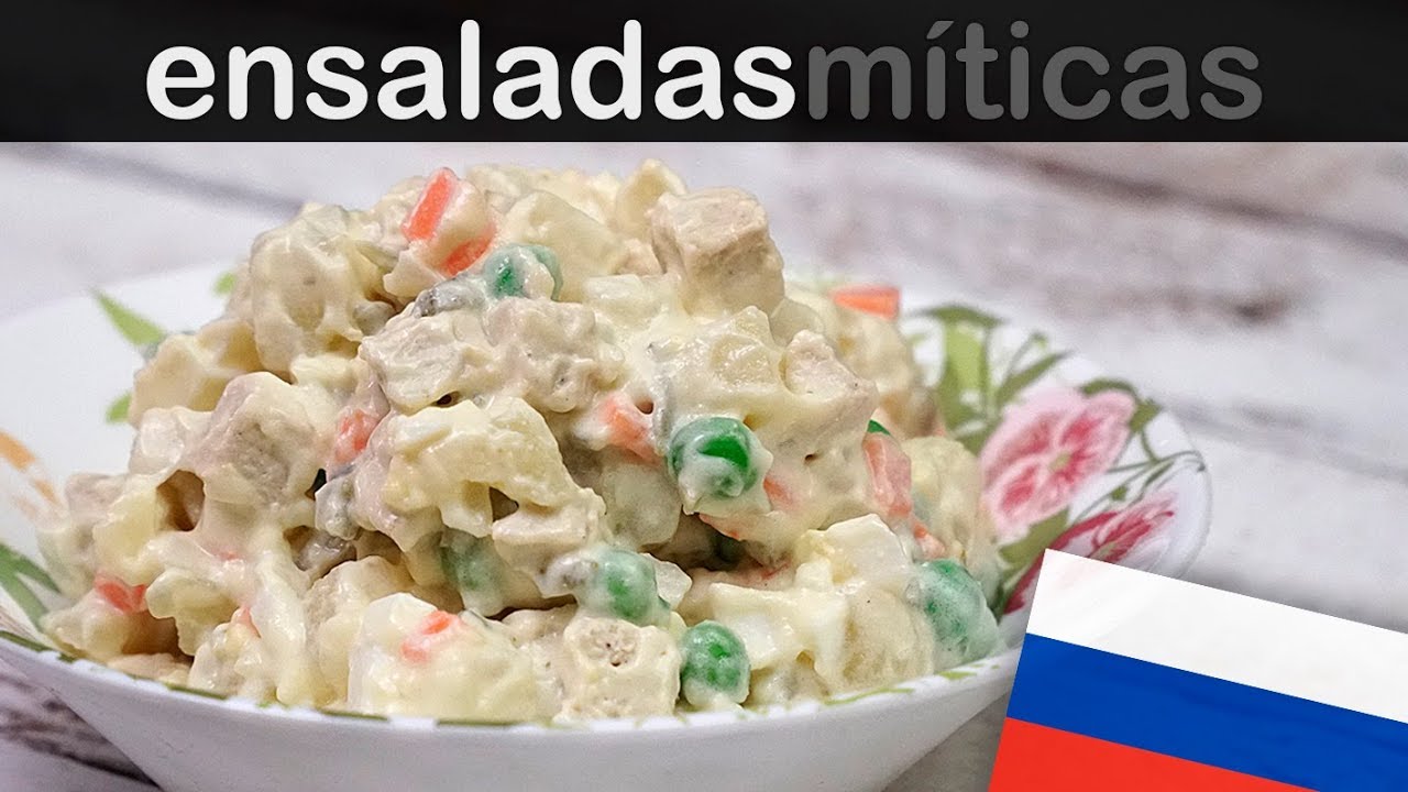LA ENSALADA RUSA QUE COMEN EN RUSIA | Las ensaladas más famosas del mundo