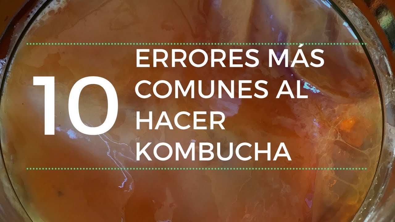 Los 10 ERRORES Más Comunes Al HACER Kombucha / FERMENTADOS