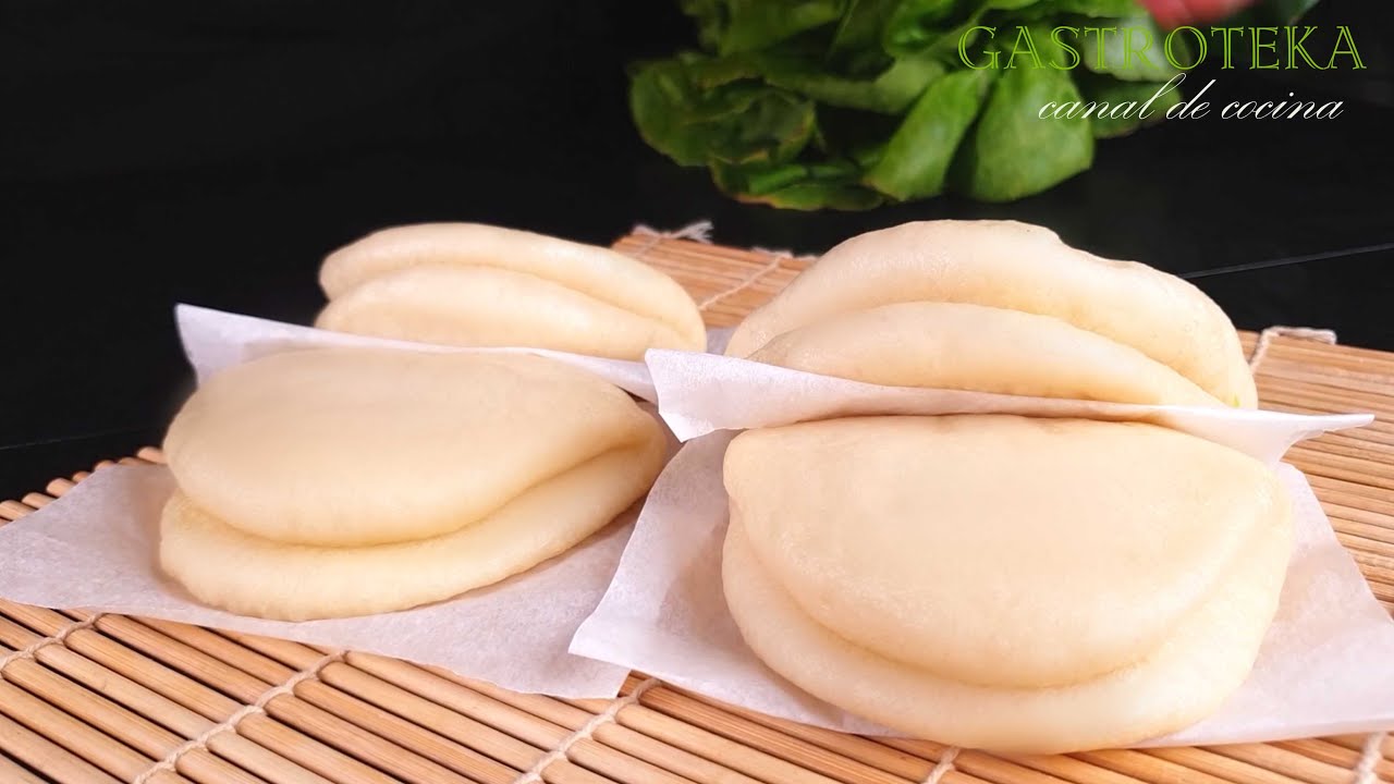 Pan Bao FACIL casero. Como preparar Pan chino al vapor SIN HORNO. Gua Bao 41