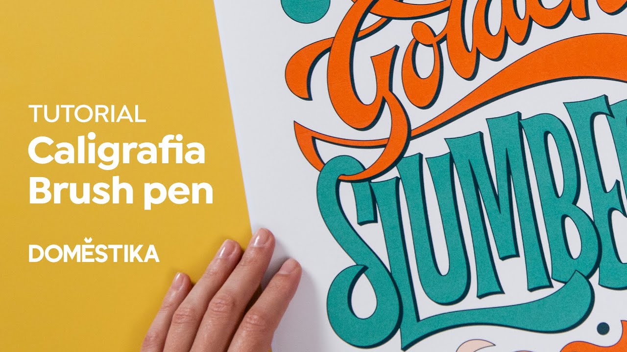 TUTORIAL LETTERING: Cómo crear letras con caligrafía brush pen | Cyla Costa | Domestika