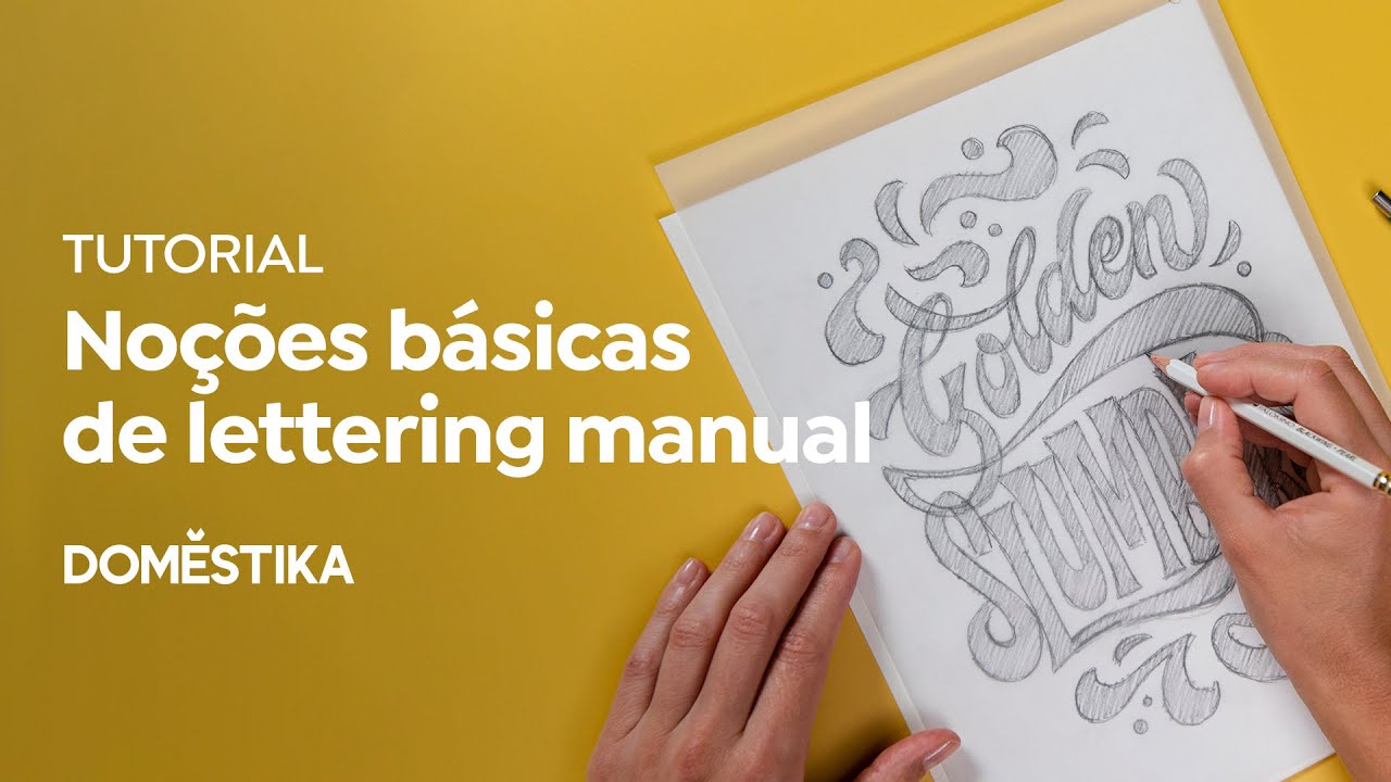 Tutorial lettering: cómo diseñar letras hechas a mano usando capas | Cyla Costa | Domestika