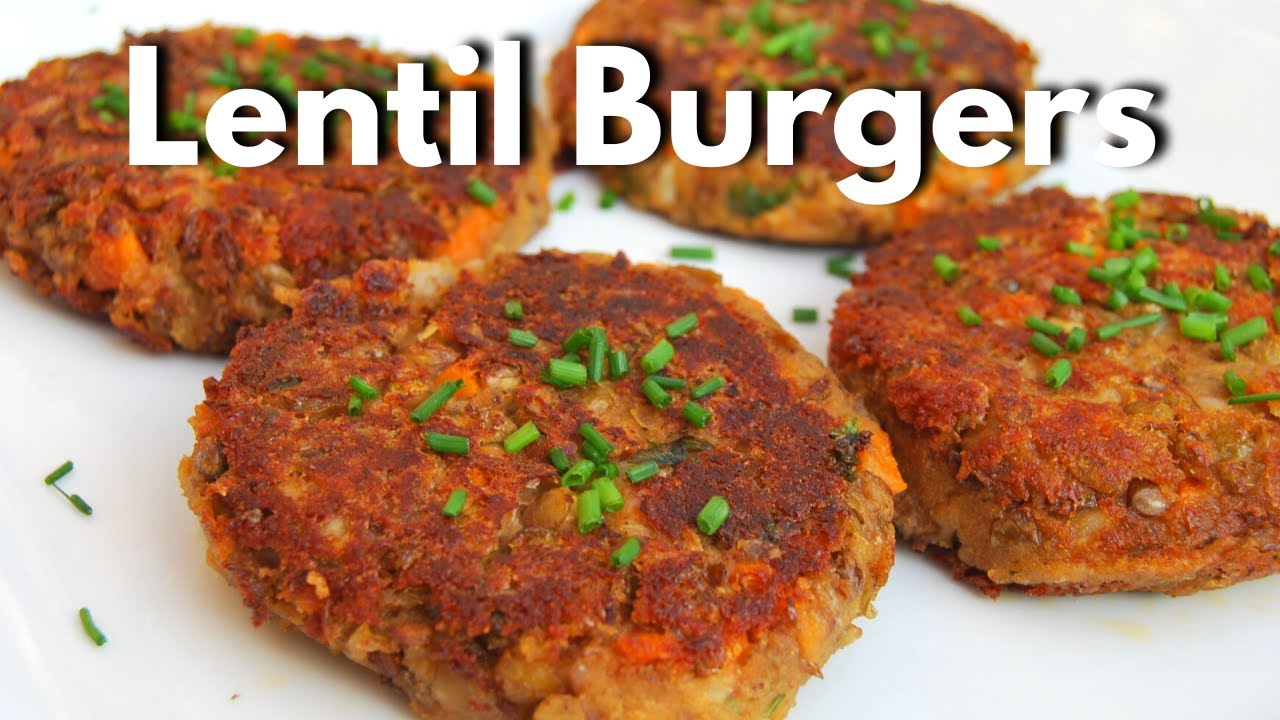 Vegan Lentil Burger Recipe | How To Make Lentil Burgers (Healthy Burgers and easy to make!!!!)