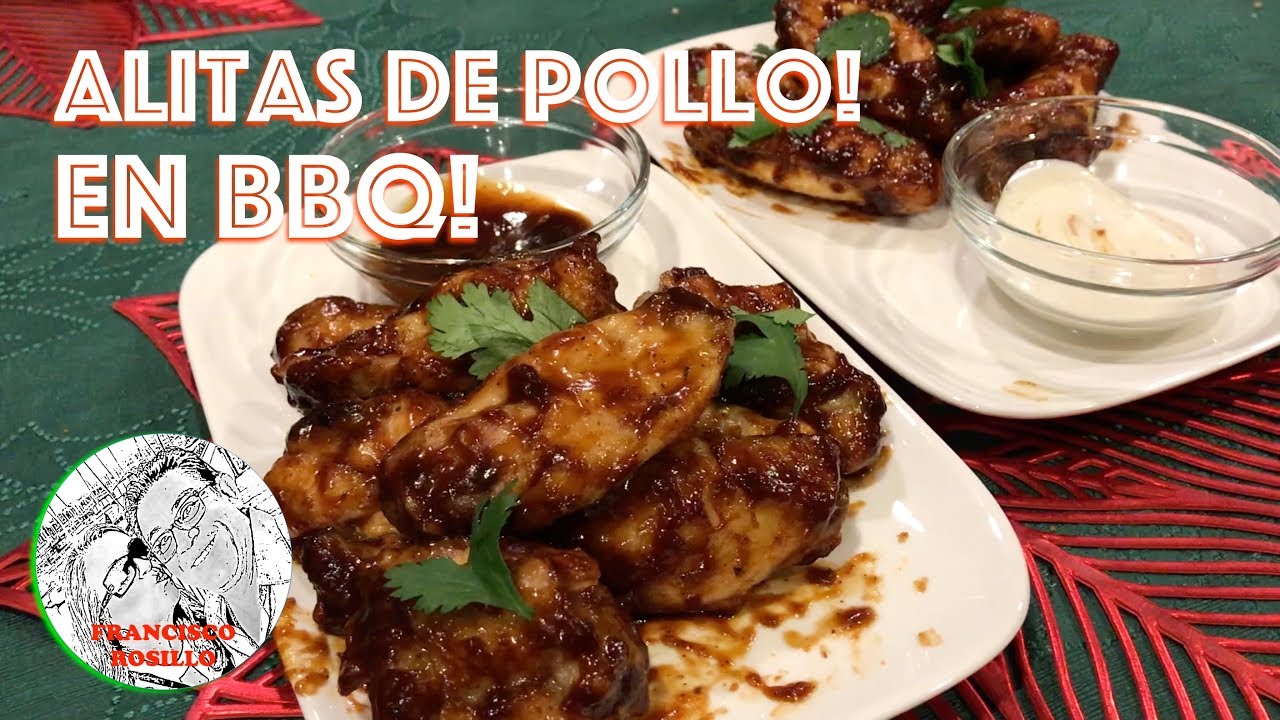 Alitas de Pollo en BBQ - Como Hacer Alitas de Pollo en Salsa BBQ - BBQ Chicken Wings