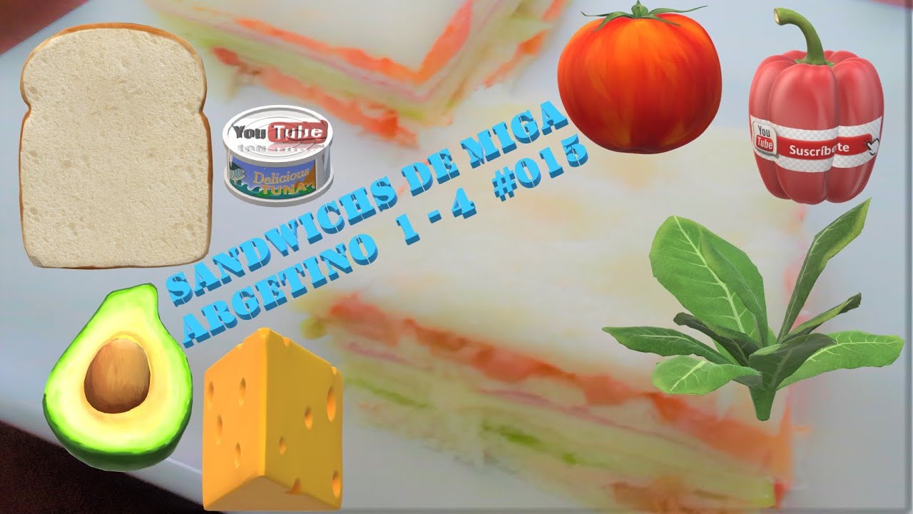 Argentinische Krümelsandwiches # 015 Tapa. 1 - 4