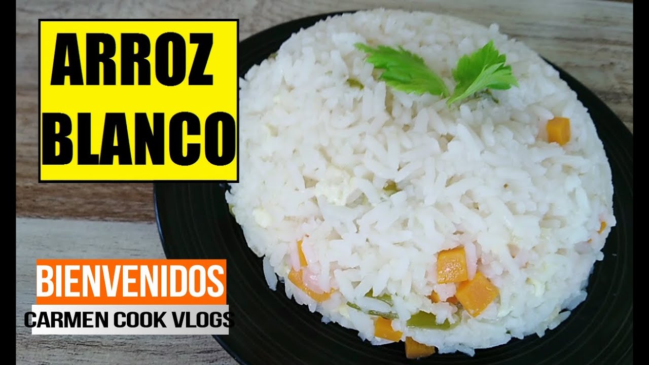 ARROZ BLANCO / ARROZ CON VERDURAS #9 | Carmen Cook Vlogs