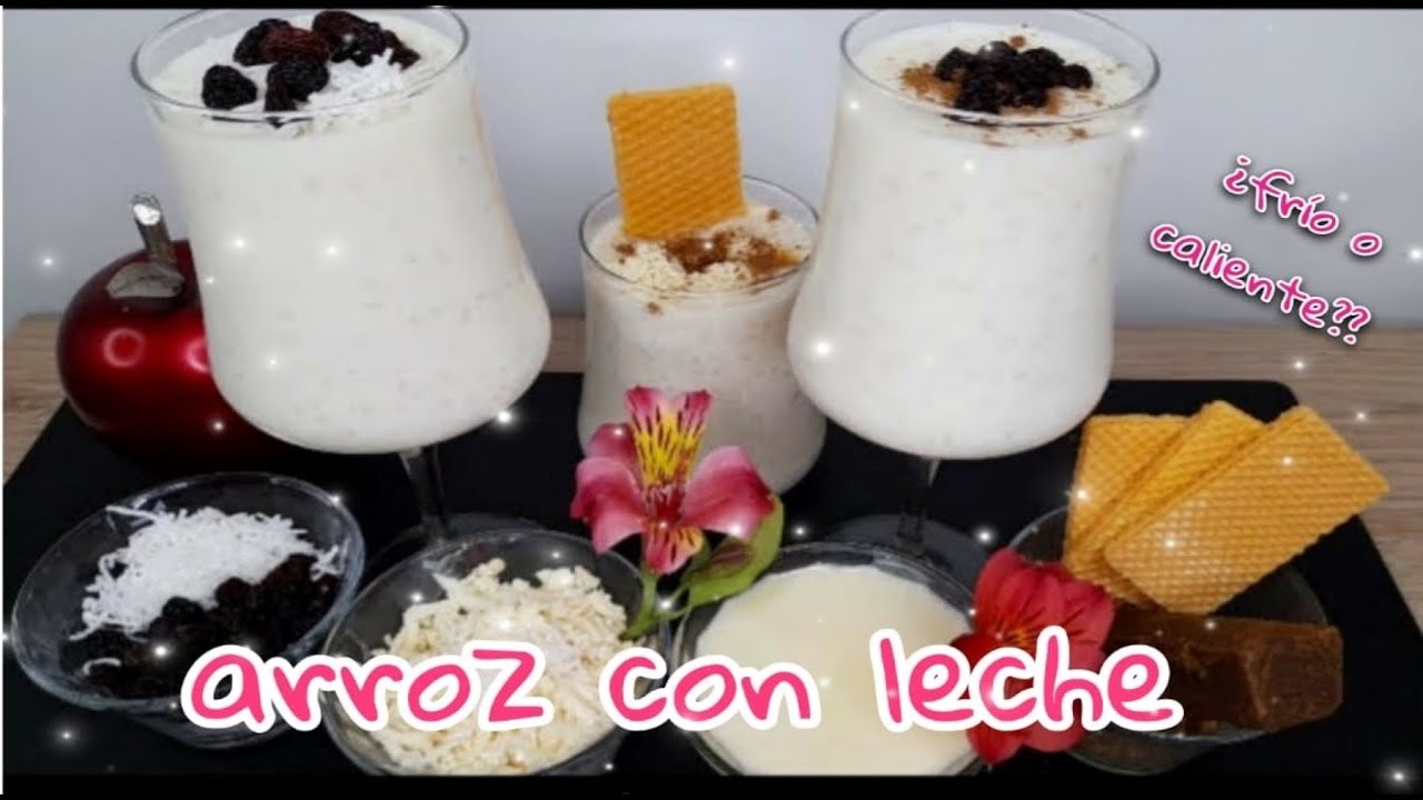 arroz con leche cremoso /colombiano/, fácil y delicioso (frio o caliente)