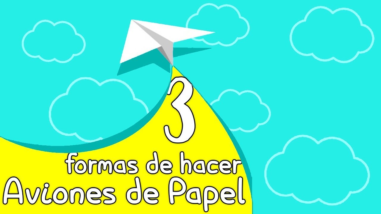 AVIONES DE PAPEL | 3 AVIONES diferentes, los que MEJOR VUELAN, aerogami, papiroflexia, origami