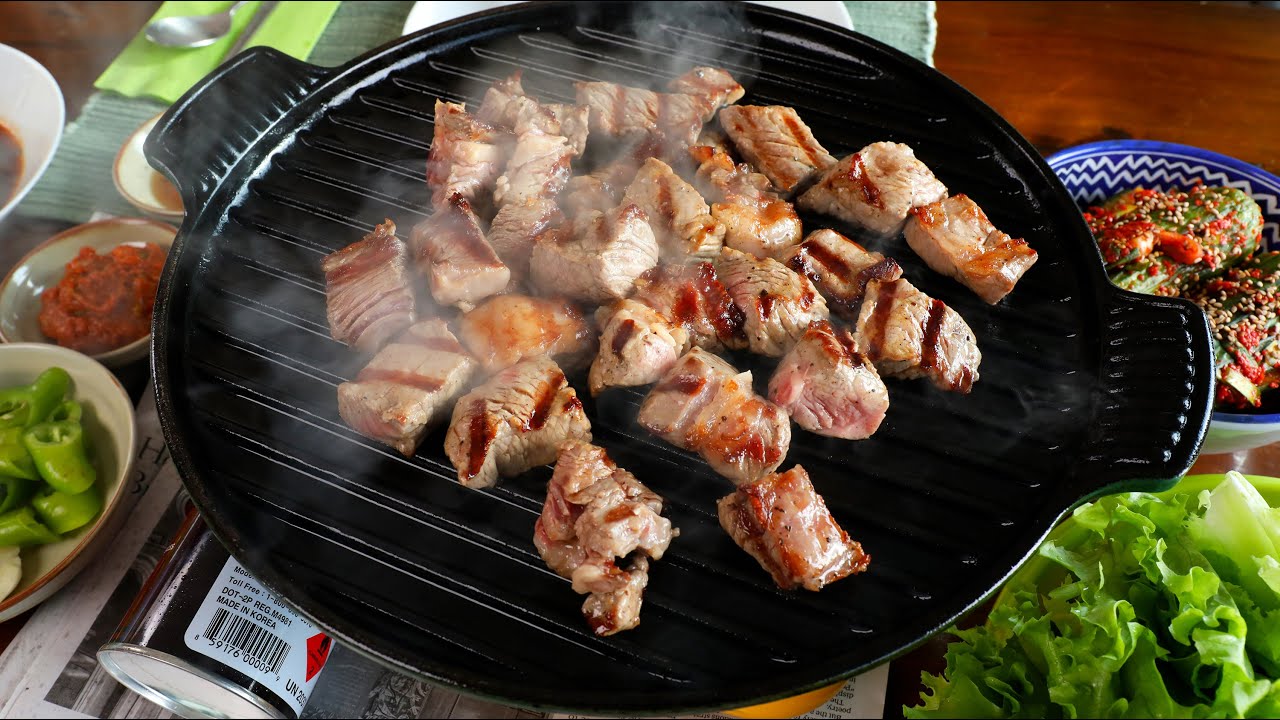 Barbacoa coreana (Soegogi-gui: 쇠고기구이)
