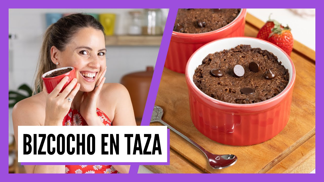 Bizcocho de Chocolate en Taza – ¡Sin Azúcar!