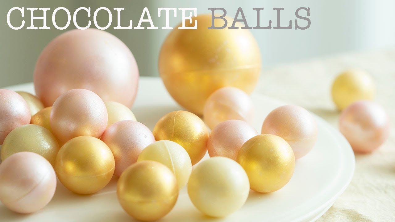 Bolas de chocolate (método de templado fácil de chocolate)/Chocolate Balls(Easy Chocolate tempering)