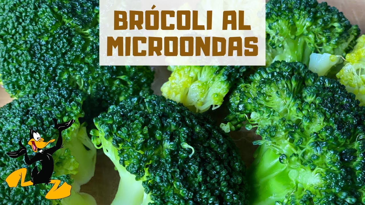 Brócoli al Microondas MUY SALUDABLE ? ¡El Tiempo Perfecto!