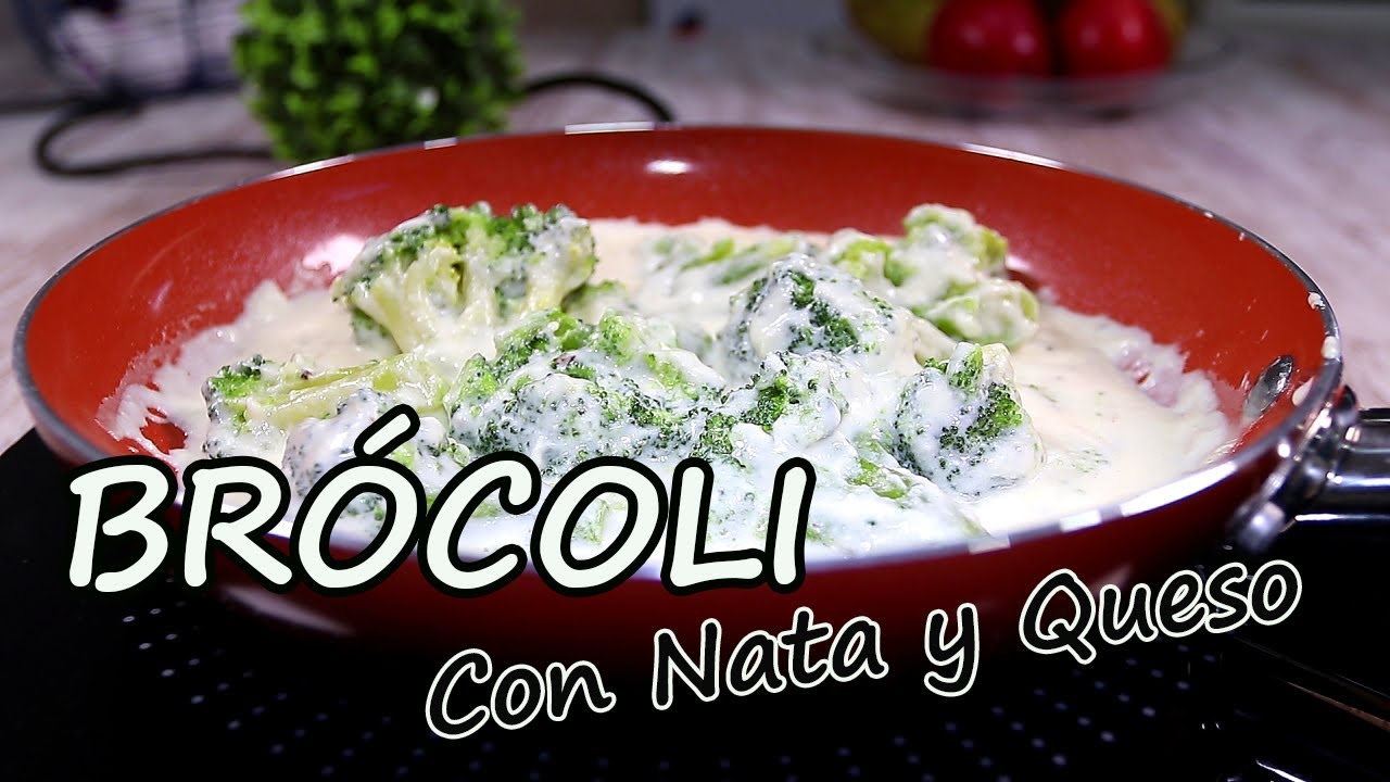 BRÓCOLI con Nata y Queso Azul. Listo en 20 minutos.