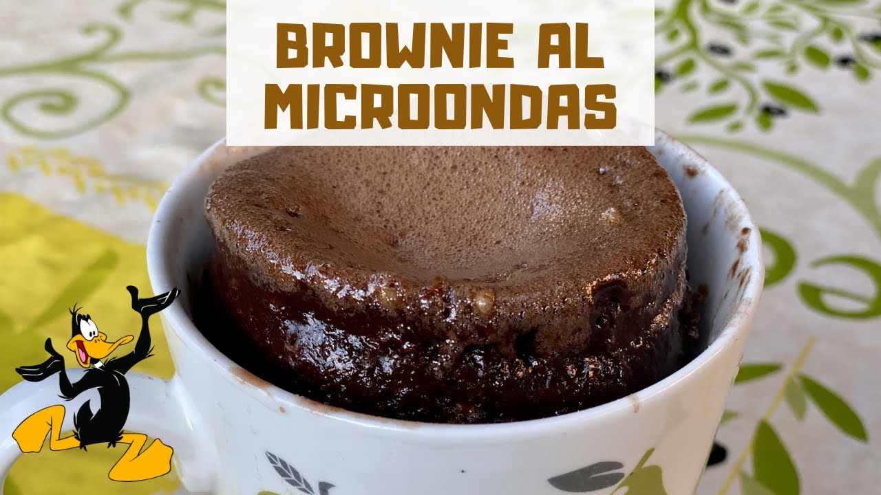 Brownie al Microondas en Taza ? ¡EN 3 MINUTOS!