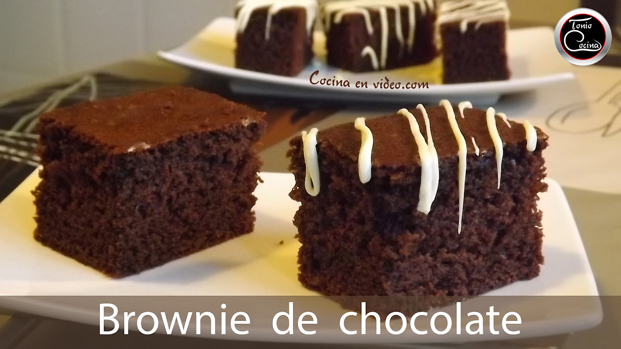 Brownie de Chocolate / Bizcocho de chocolate / Tonio Cocina!