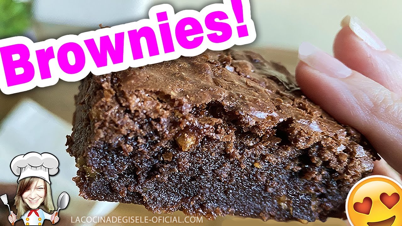 BROWNIE de Chocolate FACIL paso a paso y en 3 minutos! ⭐️⭐️⭐️⭐️⭐️