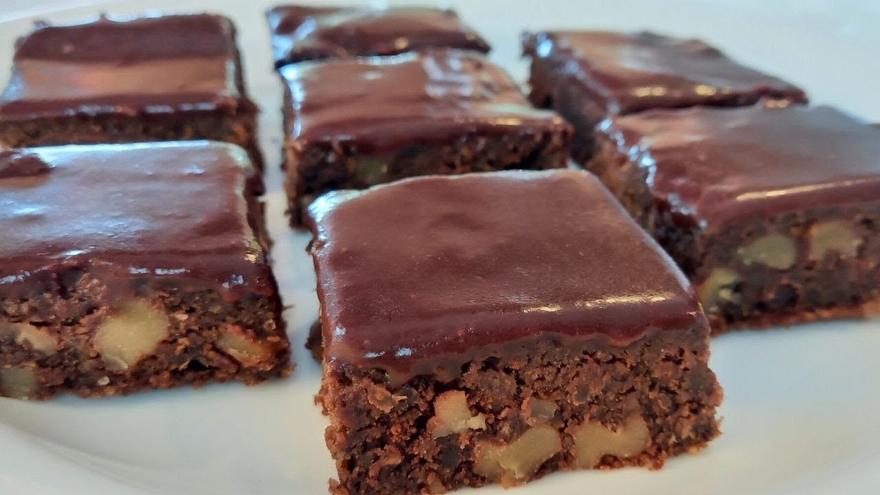 Brownie Saludable Sin lacteos Sin huevo Sin trigo Vegano