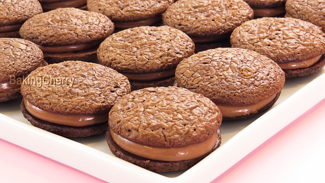 Brownie Sandwich Cookies! If you like chocolate and brownies, you will love this recipe!