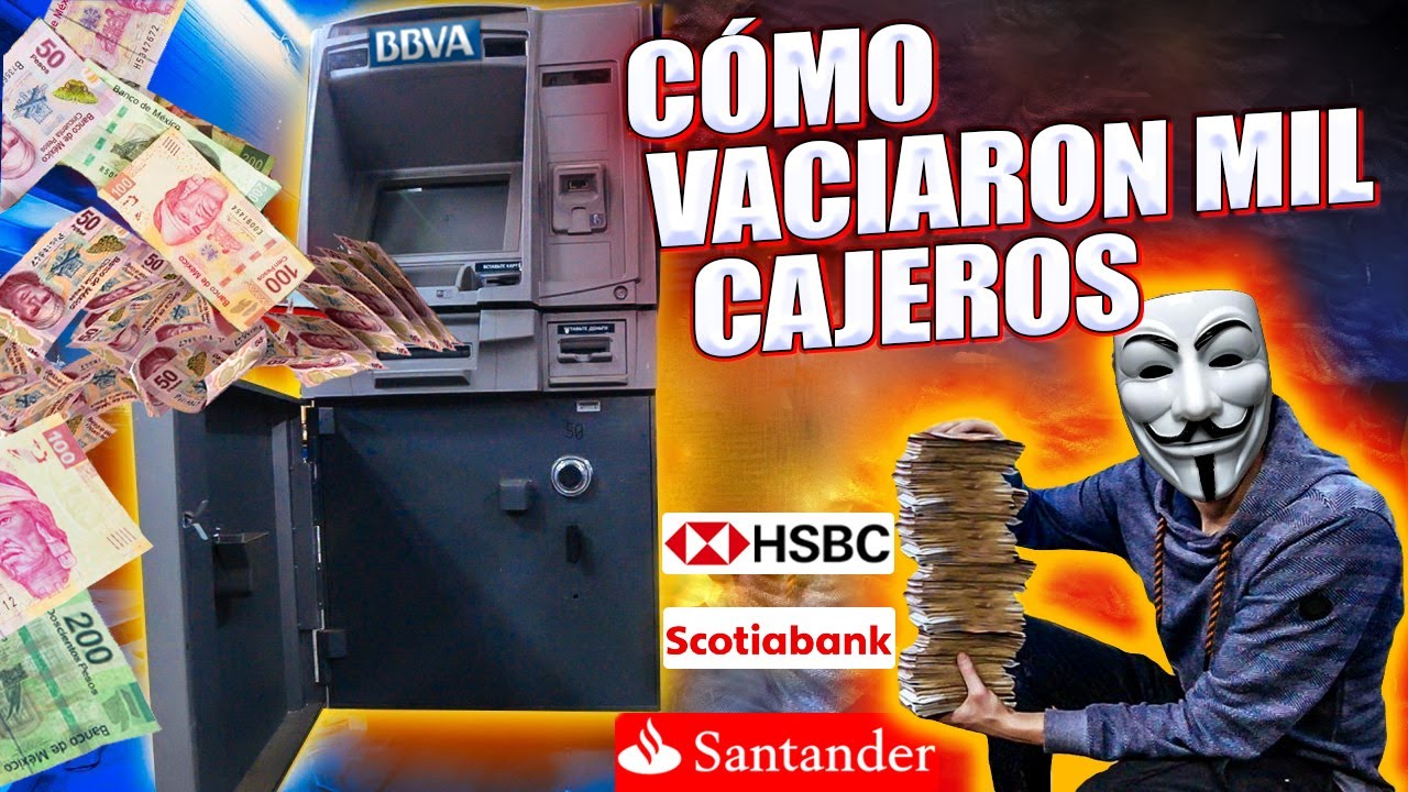 Cajeros Automáticos Arrojan Dinero Robando Millones| JACKPOTTING ATM
