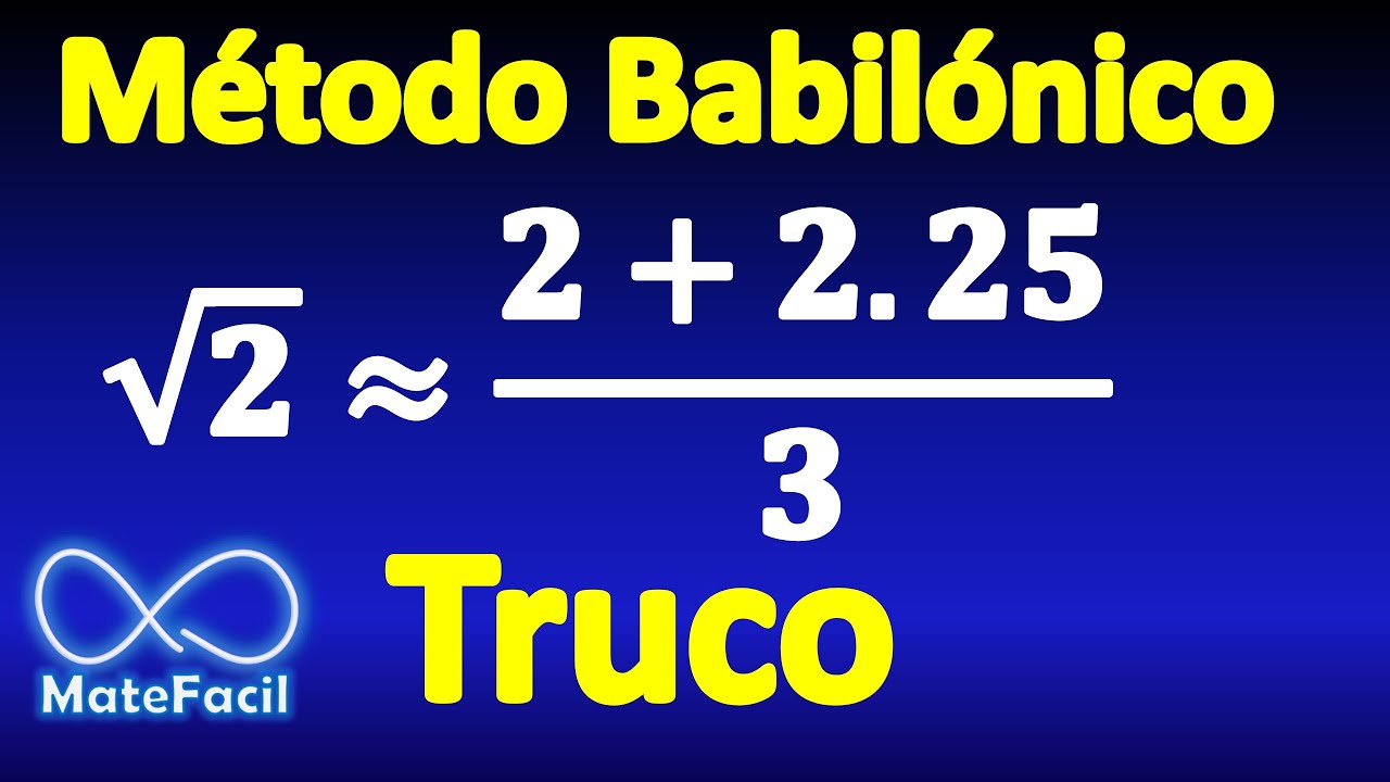 Calcular raíz cuadrada muy fácil sin calculadora (Doble iteración de método babilónico) (Ejemplo 4)