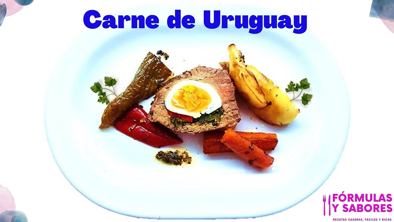 Carne al Horno. Carne de Uruguay. Carne jugosa. con verduras. al horno. Todo en una sola. bandeja.