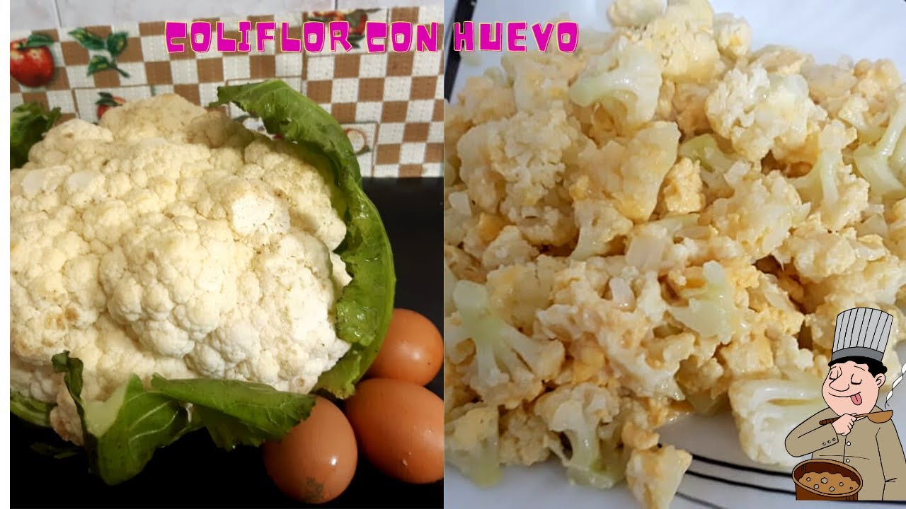 Coliflor - Receta de coliflor con huevo ? Recetas de cocina fácil y rápido