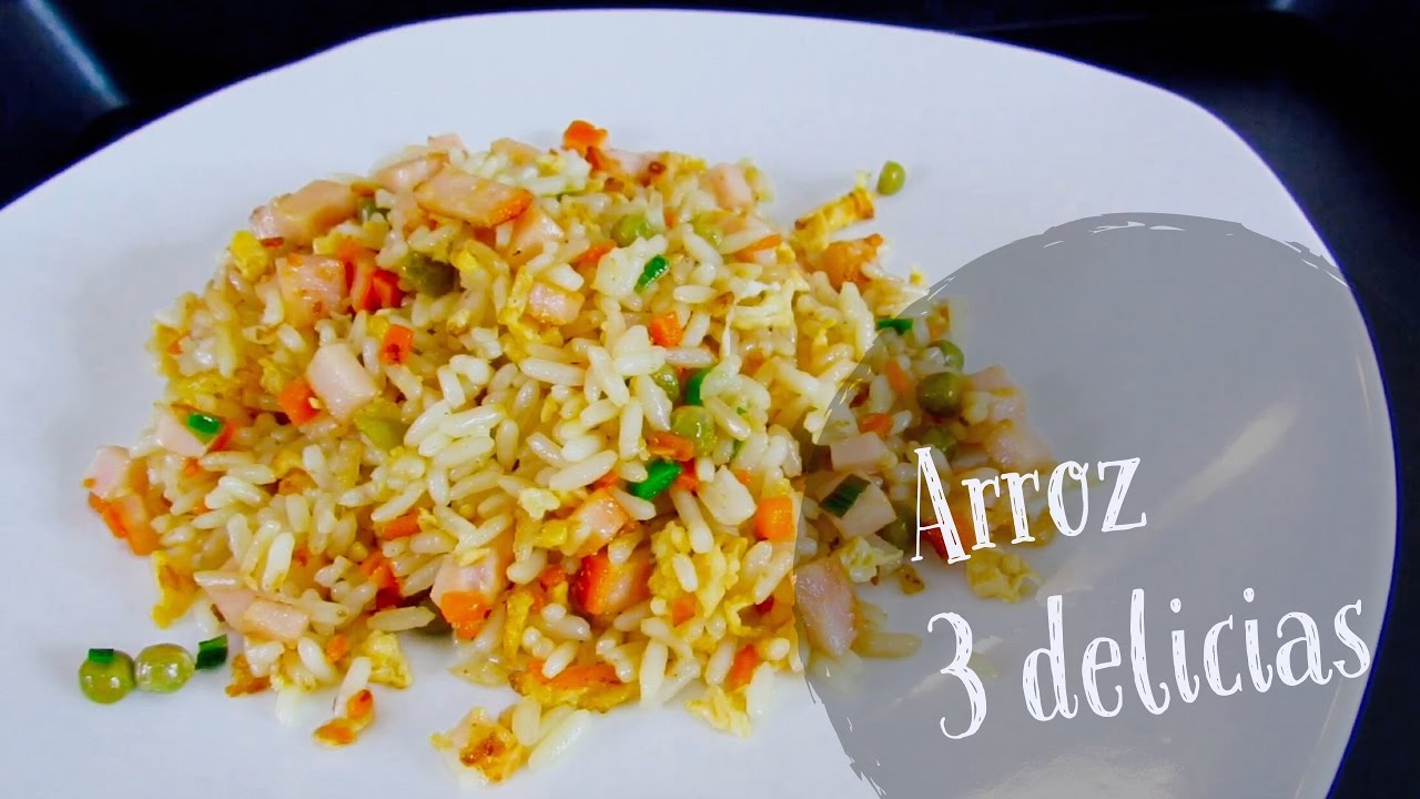 como hacer arroz 3 delicias | arroz chino | comida china | Juan Pedro Cocina |