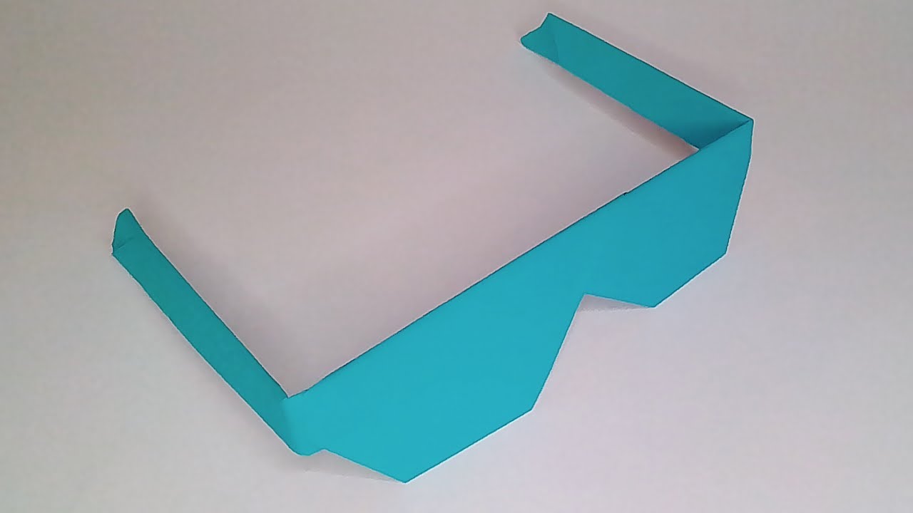 Cómo hacer LENTES de papel FÁCIL✅ | Origami PASO A PASO