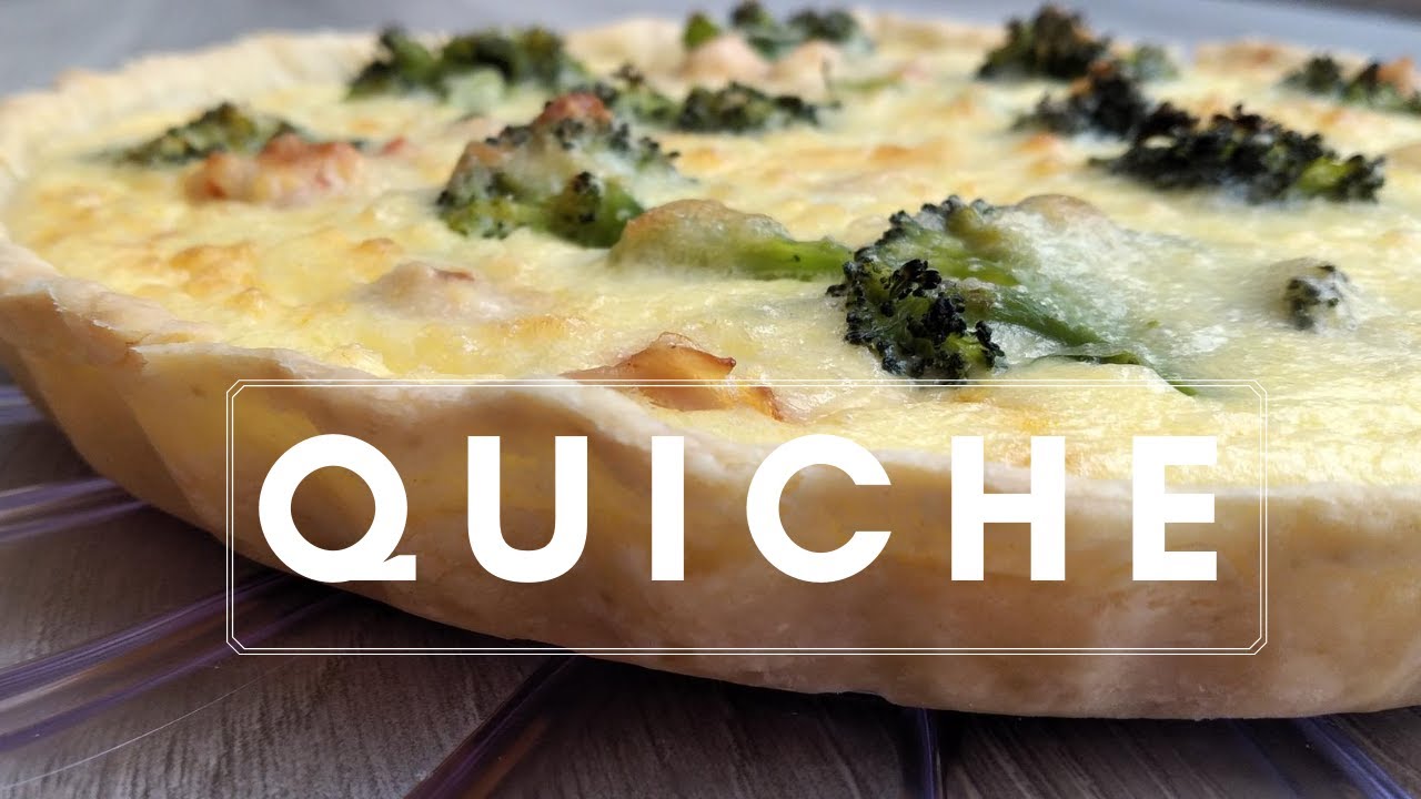 Como hacer masa para QUICHE de Pollo, brócoli | TARTA DELICIOSA paso a paso!