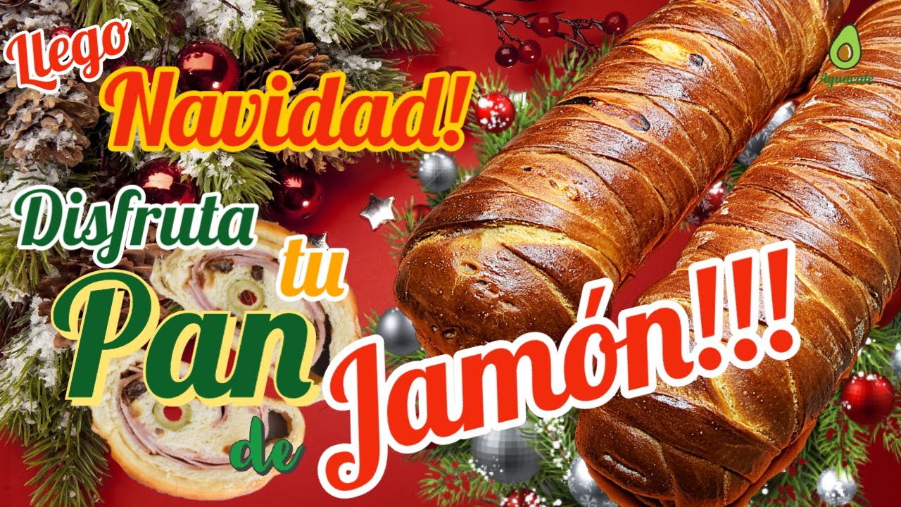 Como Hacer Pan De Jamon Venezolano! Pan De Jamon Y Queso Crema! Pan De Navidad!