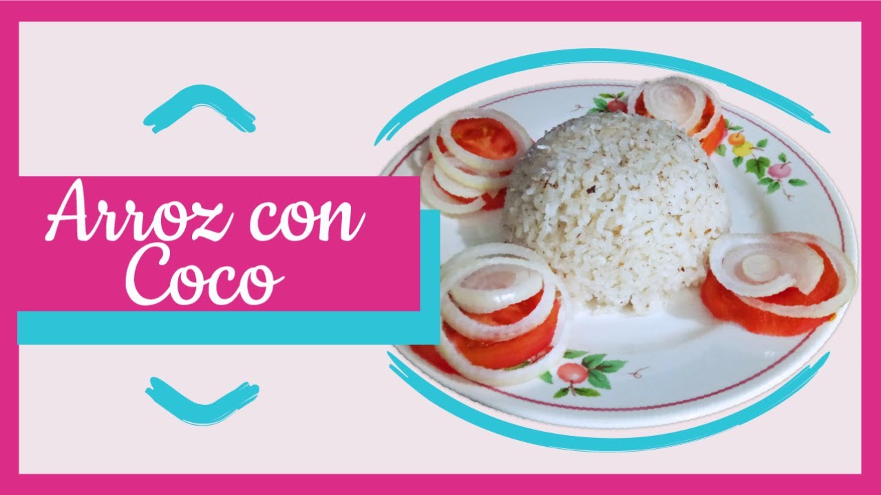Cómo HACER receta de ARROZ con COCO BLANCO estilo costeño | Receta colombiana