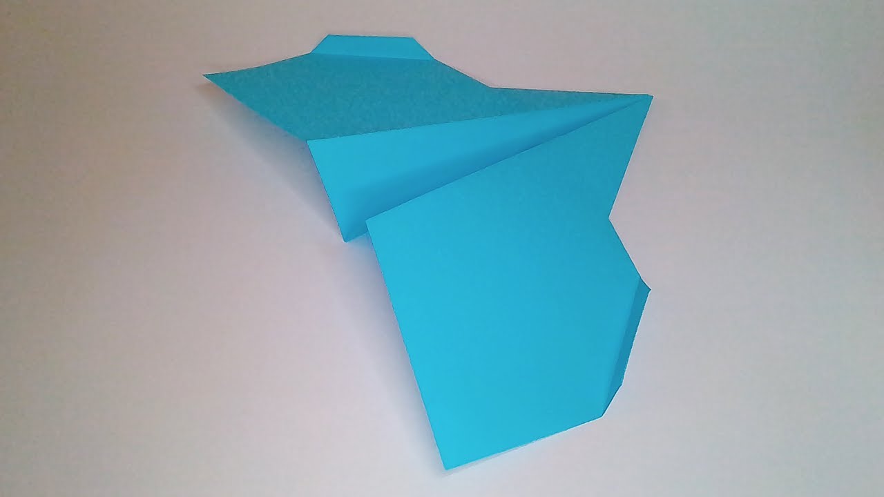 Cómo hacer un AVIÓN de papel FÁCIL 1 ✅ | Origami PASO A PASO