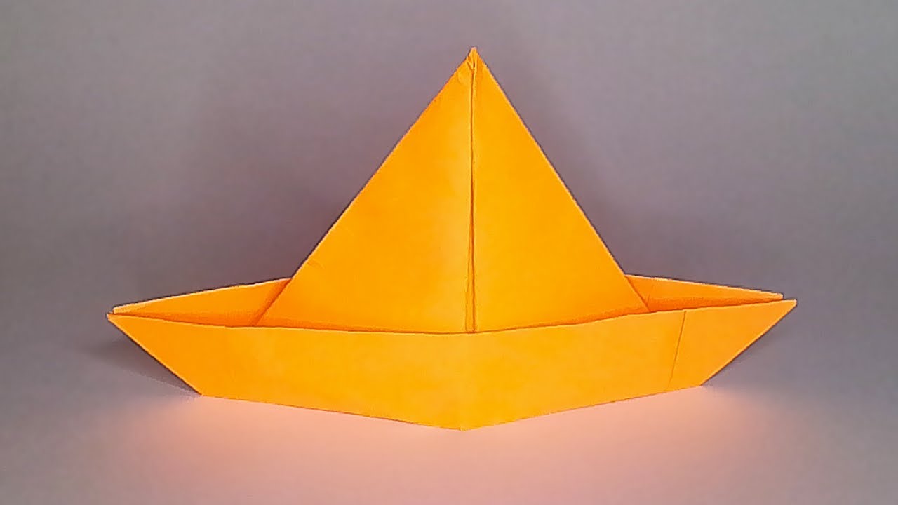 Cómo hacer un BARCO de papel FÁCIL✅ | Origami PASO A PASO