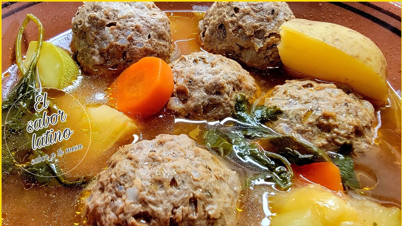 ? Como Hacer un Delicioso Caldo de Albondigas Con Verduras ?