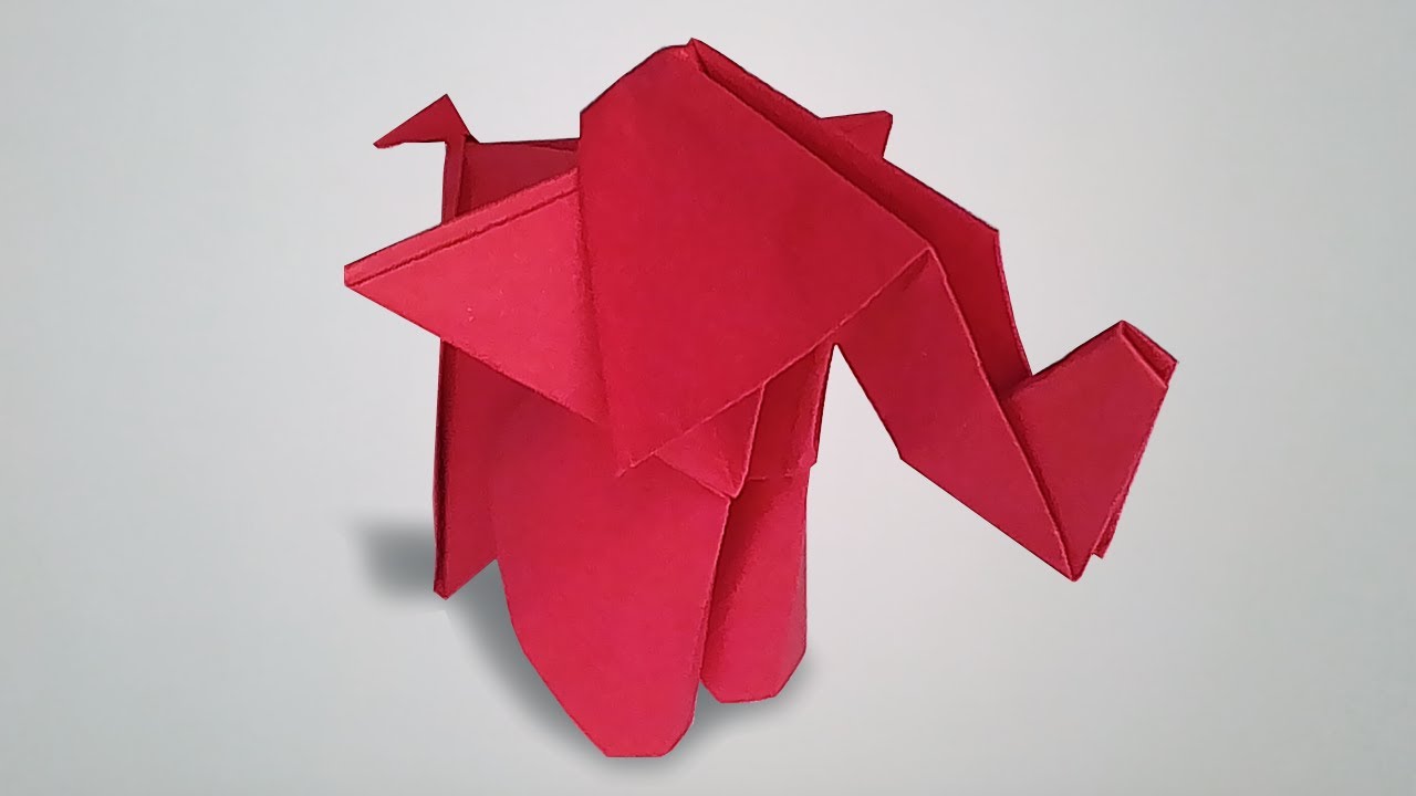 Cómo hacer un ELEFANTE de papel FÁCIL✅ | Origami PASO A PASO