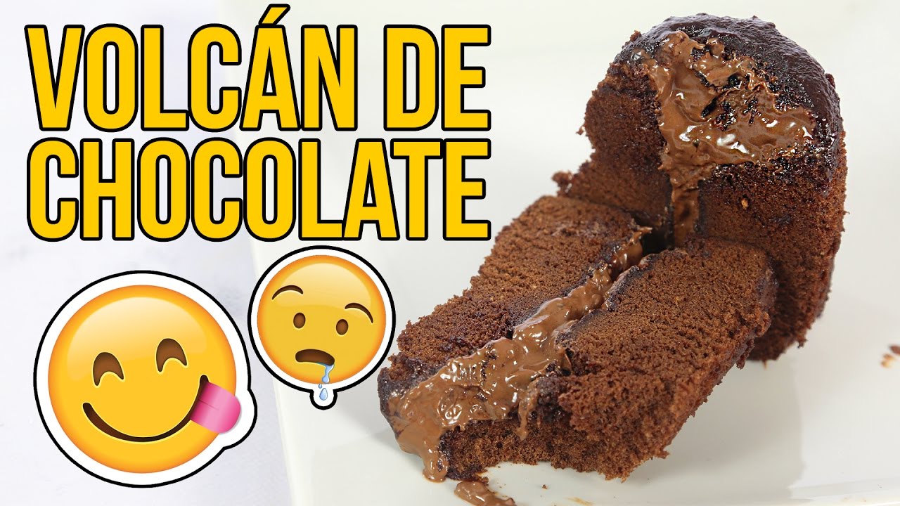 Cómo hacer un increíble VOLCÁN de CHOCOLATE - Experimentando en la Cocina