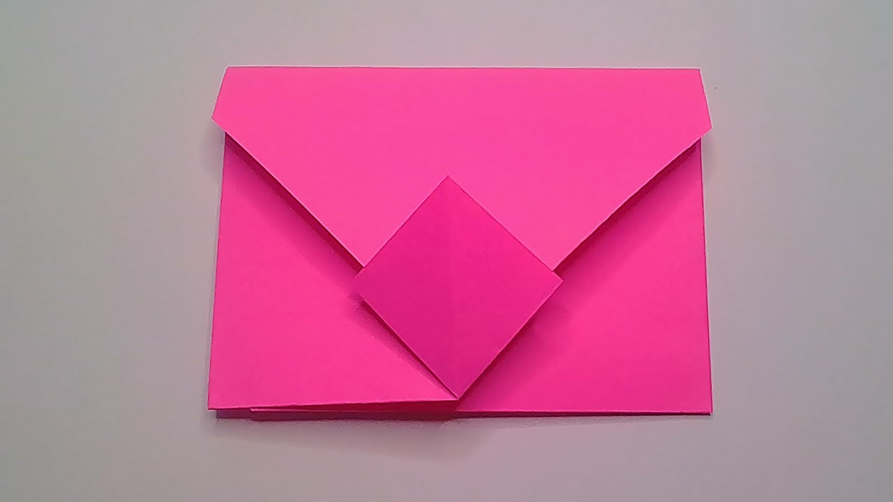 Cómo hacer un SOBRE de papel FÁCIL ✅| Origami PASO A PASO