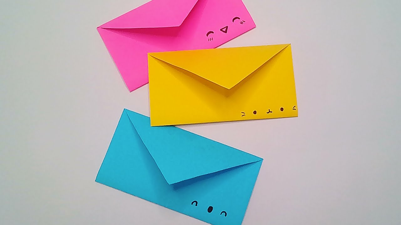 Cómo hacer un SOBRE de papel ✅| Origami PASO A PASO