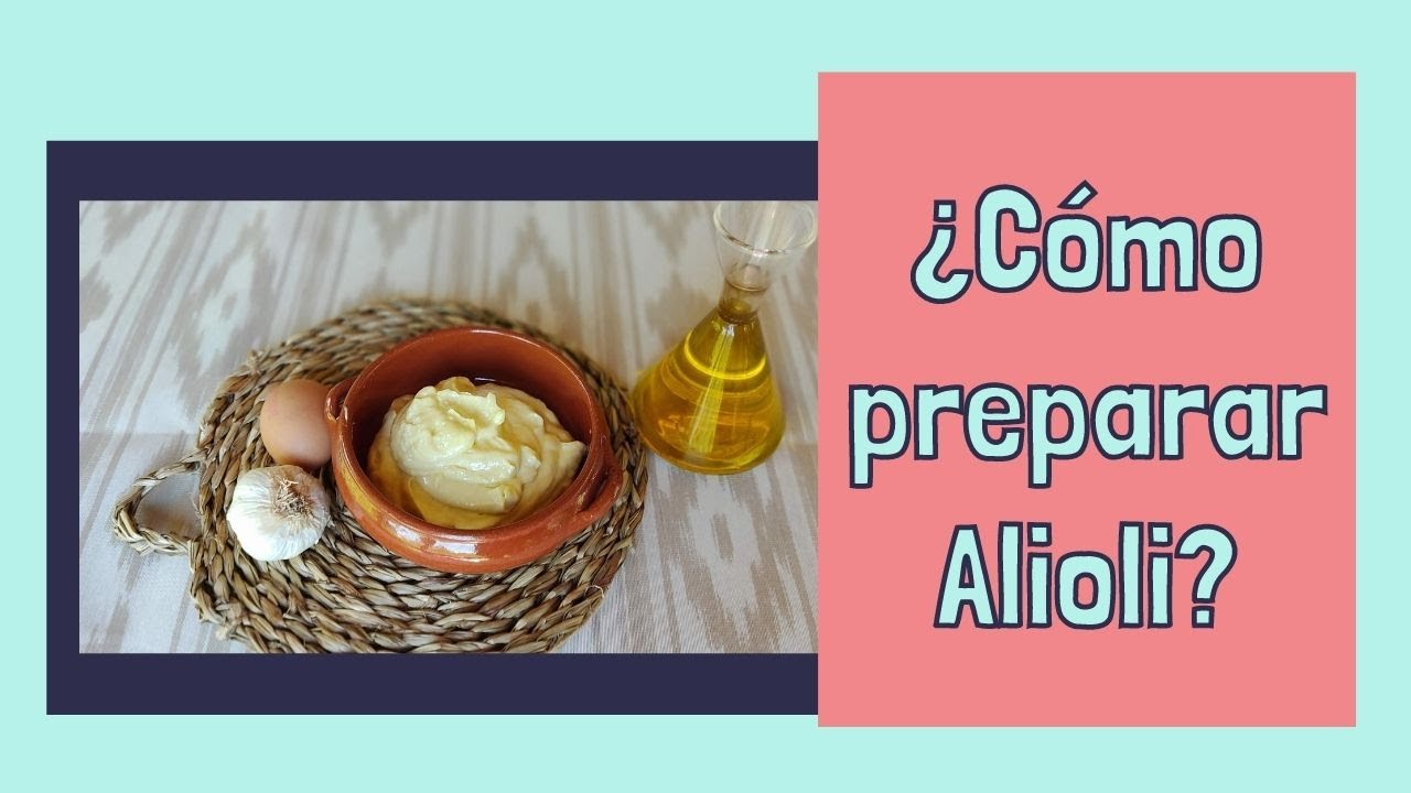 Cómo preparar ALIOLI | Receta fácil y deliciosa #salsacasera #recetafácil