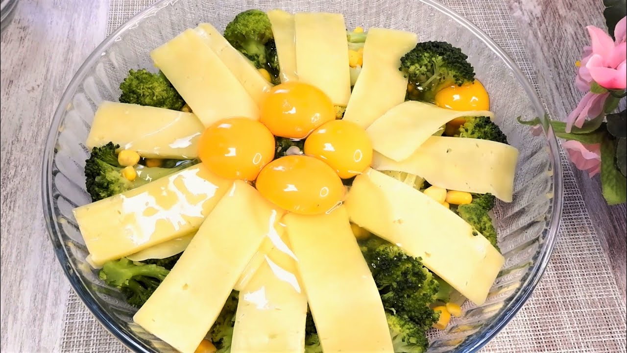 Cómo preparar brócoli con huevo y queso I Receta saludable